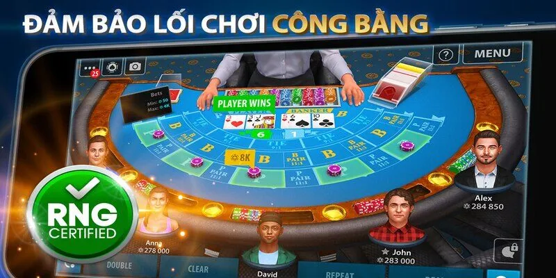 Mẹo hay giúp hội viên chơi Baccara công bằng nhất 